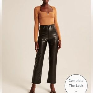 Abercrombie Faux Leather Pants